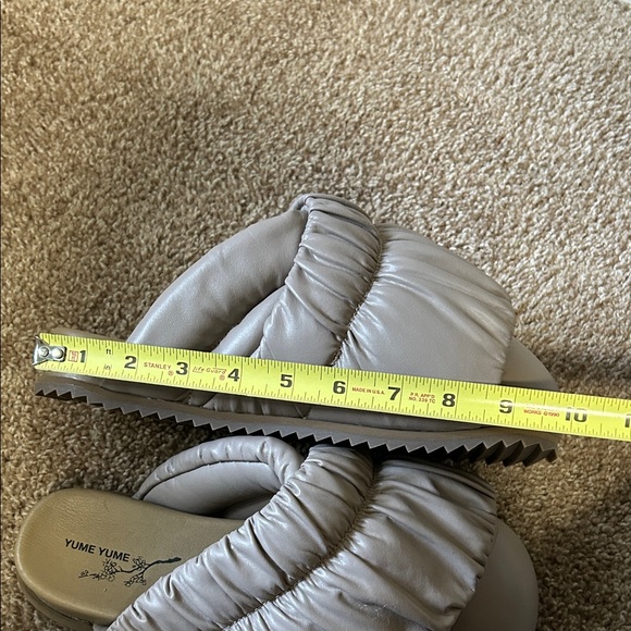 Yume Yume | Women's Taupe Quilted Slip-On Shoes | size 40 - Picture 6 of 16